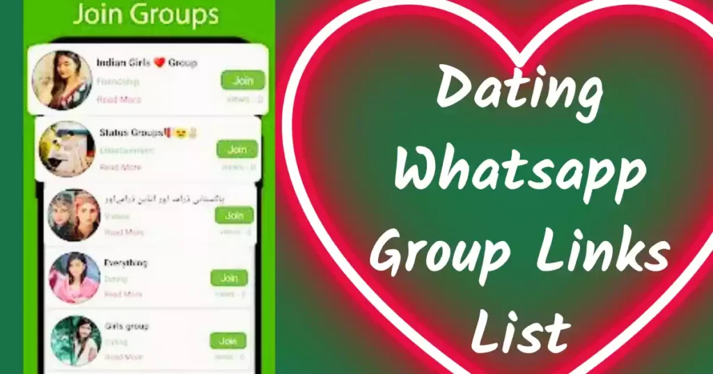 Dating Whatsapp Group Links List 2024