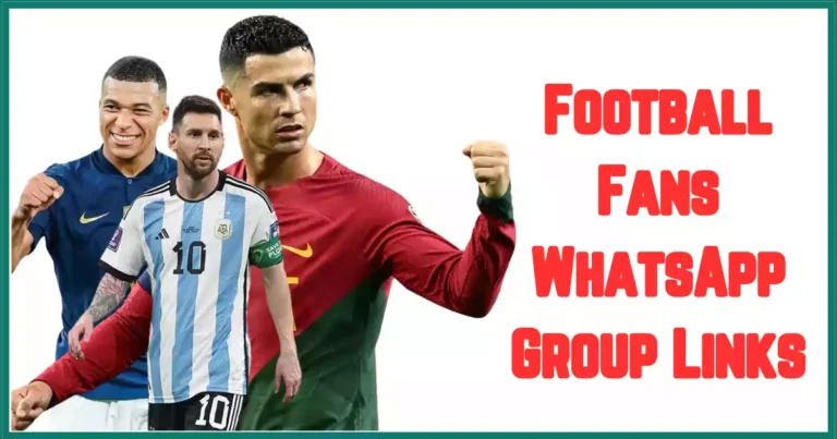 Football Fans WhatsApp Group Links