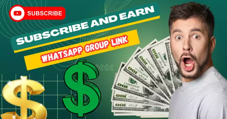 Subscribe and Earn Whatsapp Group Link
