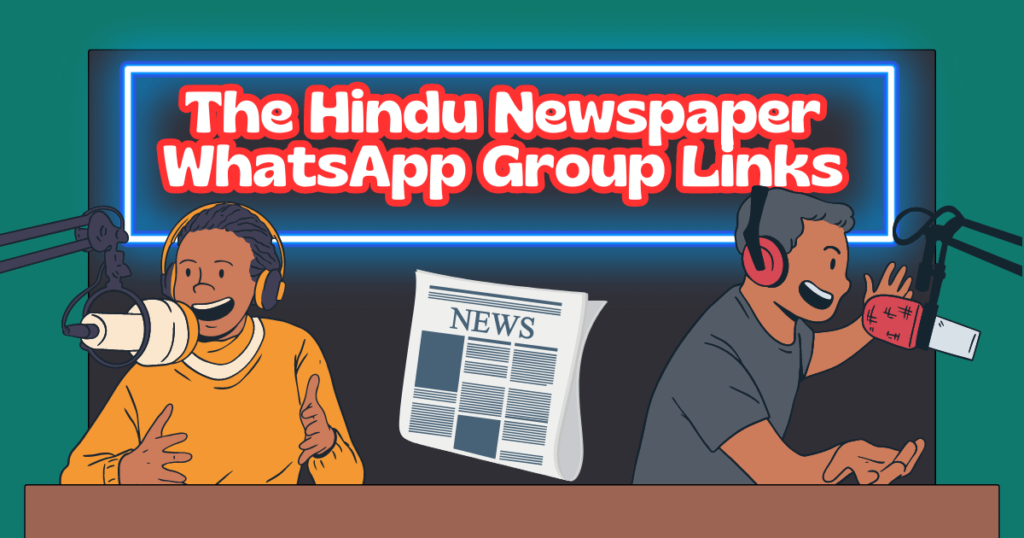 The Hindu Newspaper WhatsApp Group Links