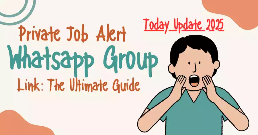 Private Job WhatsApp Group Link