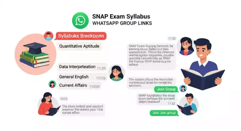 SNAP Exam Syllabus WhatsApp Group Links